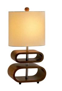 Rhythm Table Lamp (Walnut) by Adesso Furniture