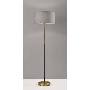 Bergen Floor Lamp (Antique Brass/Black) by Adesso Furniture