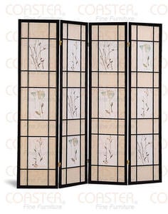 4407 4-Panel Room Divider by Coaster
