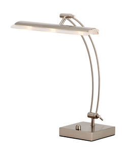 Esquire Led Desk Lamp (Brushed Steel) by Adesso Furniture