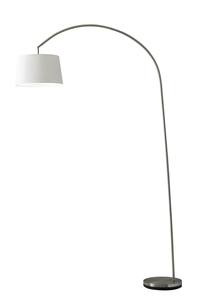 Goliath Arc Lamp (Brushed Steel) by Adesso Furniture