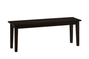 Simplicity Espresso Bench by Jofran Furniture