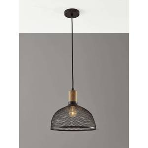 Dale Large Pendant (Black) by Adesso Furniture