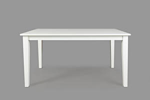 Simplicity Paperwhite Rectangle Dining Table by Jofran Furniture