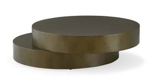 Modrest Grayson - Glam Brushed Bronze Metallic Coffee Table by VIG Furniture