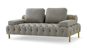 Divani Casa Ladera - Glam Grey and Gold Fabric Loveseat by VIG Furniture