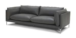 Divani Casa Harvest - Modern Grey Full Leather Sofa by VIG Furniture