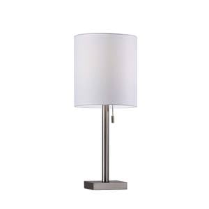 Liam Table Lamp (Brushed Steel) by Adesso Furniture