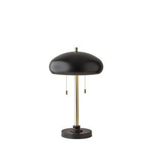 Cap Black & Antique Brass Table Lamp by Adesso Furniture