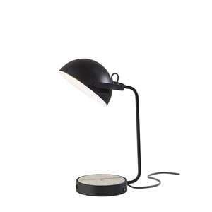 Brooks Black Adesso Charge Wireless Charging Desk Lamp by Adesso Furniture