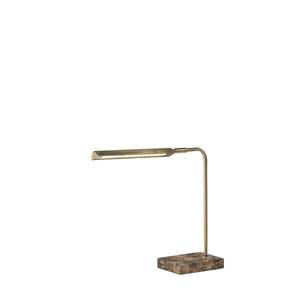 Reader Antique Brass Led Desk Lamp by Adesso Furniture