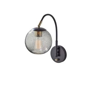 Edie Wall Lamp Dark Bronze w/Brass by Adesso Furniture