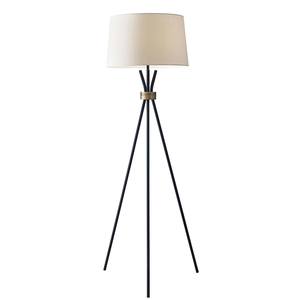 Benson Floor Lamp (Black) by Adesso Furniture