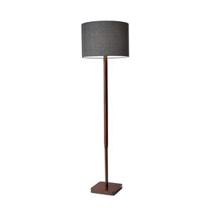 Ellis Floor Lamp (Walnut) by Adesso Furniture