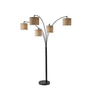 Trinity 5-Arm Arc Lamp (Antique Bronze) by Adesso Furniture