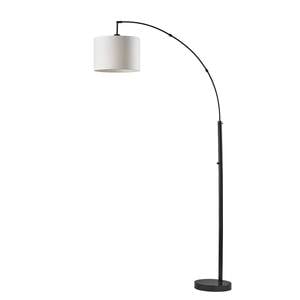 Bowery Black Arc Lamp by Adesso Furniture