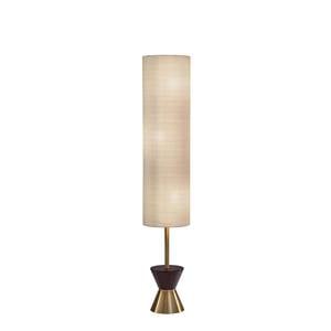 Carmen Floor Lantern (Brass/Walnut) by Adesso Furniture