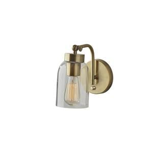 Bristol Antique Brass Wall Lamp by Adesso Furniture