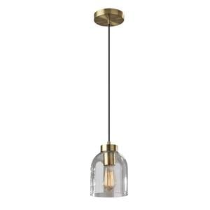 Bristol Antique Brass Pendant by Adesso Furniture