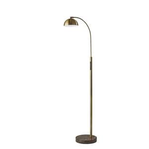 Bolton LED Floor Lamp Antique Brass by Adesso Furniture