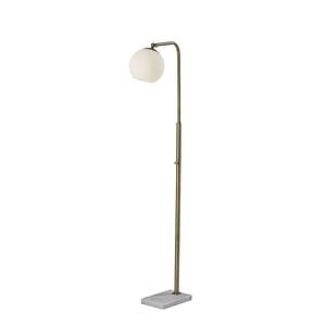Remi Antique Brass Floor Lamp by Adesso Furniture
