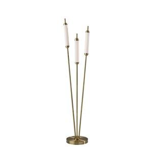 Pierce LED Floor Lamp Antique Brass by Adesso Furniture