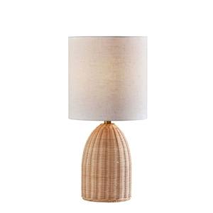 Bali Tall Table Lamp Light Rattan by Adesso Furniture