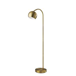 Emerson Antique Brass Floor Lamp by Adesso Furniture