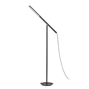 Gravity Black Ash Wood/Black Led Floor Lamp by Adesso Furniture