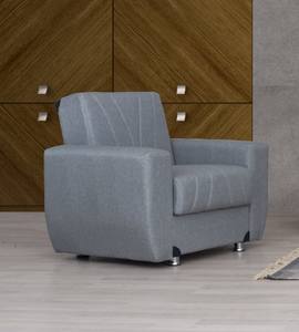 Sonya Gray Fabric Chair by Alpha Furniture