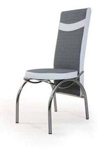 T/0187 Gray & White Wood Dining Chair (Set of 2) by Alpha Furniture