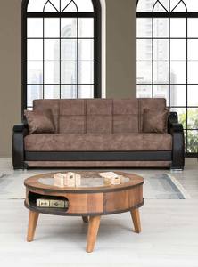 Zambak Brown Sofa Bed w/Storage by Alpha Furniture