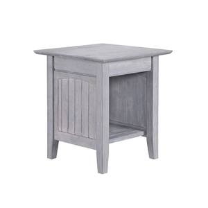Nantucket End Table Driftwood Gray by Atlantic Furniture