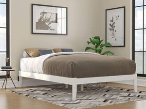 Colorado Antique Walnut Platform Bed by Atlantic Furniture