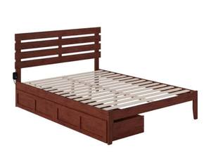 Oxford White Platform Bed by Atlantic Furniture