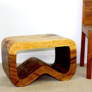 Blocky Oak Bench by Strata