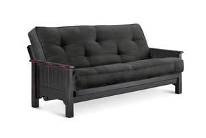 Lexington Wood Full Size Futon Frame, Ebony by Big Tree USA