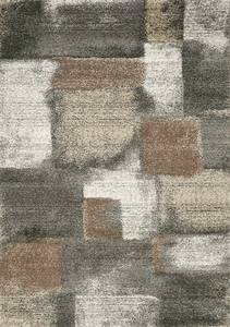 Breeze Blue Grey Simple Patches Rug by Kalora