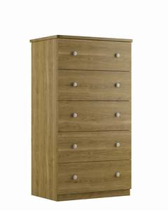 CH-10 Wooden 5 Drawers Chest by Central Furniture Factory