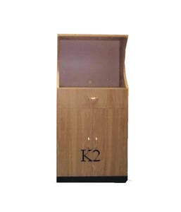 K-2 Wooden Kitchen Cabinet w/Wheels by Central Furniture Factory