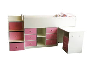 FH-77 Wooden Loft Bed by Central Furniture Factory