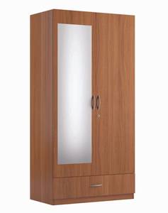 L-3 Wooden 36" Wardrobe With Mirror by Central Furniture Factory