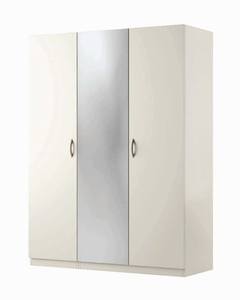 L-54M Wooden Wardrobe w/Full Mirror by Central Furniture Factory