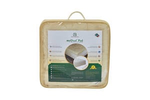 Washable Dual Wool Mattress Pad by Sleep & Beyond
