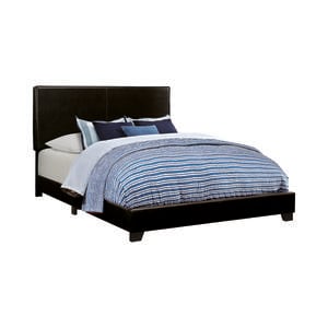 Dorian Black Upholstered Bed by Coaster