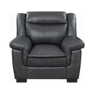 Arabella Grey Pillow Top Upholstered Chair by Coaster
