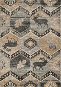 Chester Seafoam Woodlands Area Rug by KAS Rugs