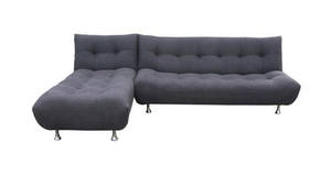 Cloud Midnight Gray Sofa Bed w/Optional Chaise by Night & Day Furniture