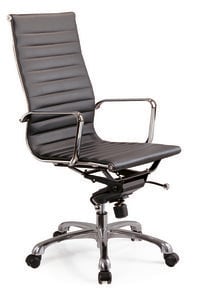 Comfy High Back Office Chair Black by J&M