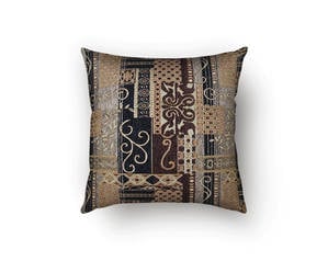 Cynthia Black Decorative Throw Pillow by Prestige